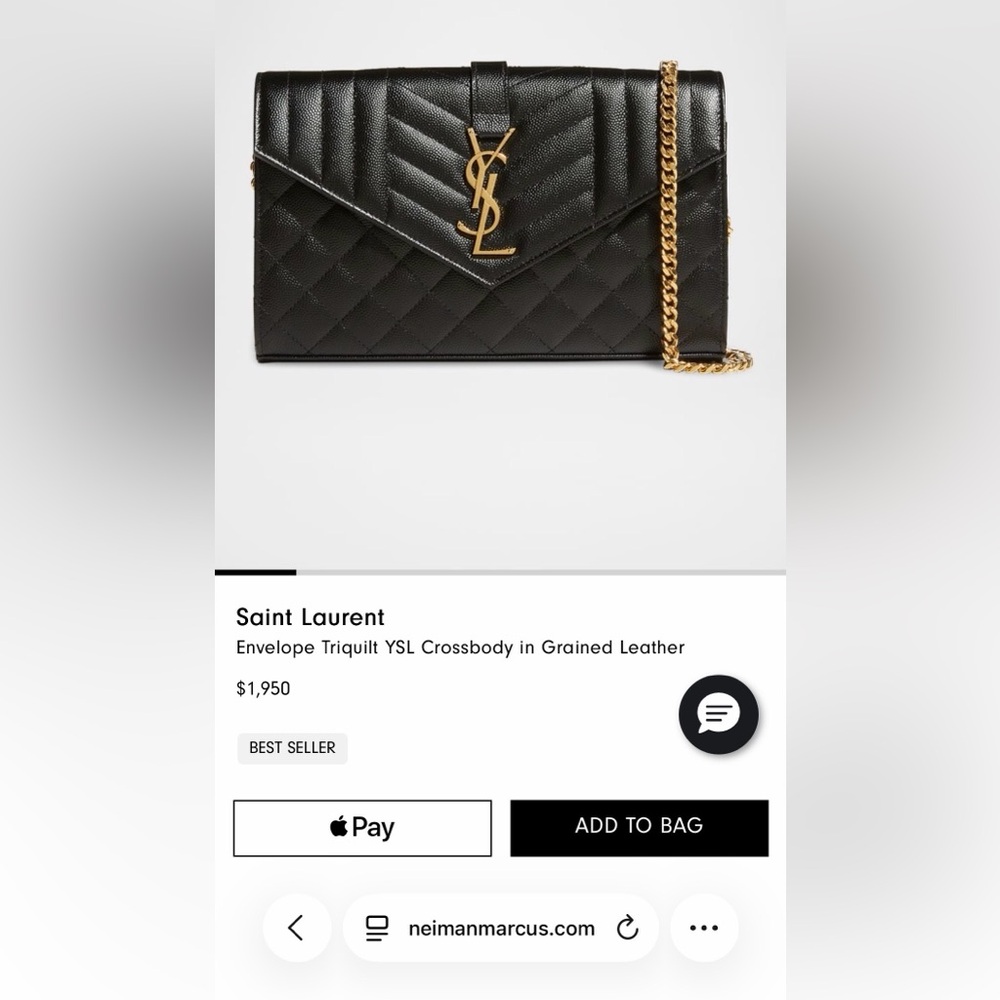 Saint Laurent YSL Triquilt